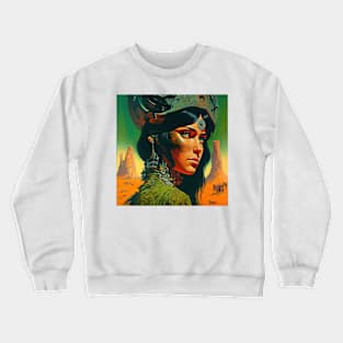 We Are Floating In Space - 56 - Sci-Fi Inspired Retro Artwork Crewneck Sweatshirt